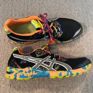 Asics limited edition Black and Orange Sneakers